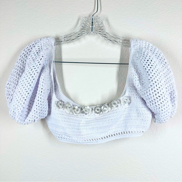 Maiyo Lili Crocheted 2 Piece Swimsuit XL NWOT - Picture 3 of 13